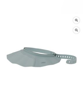 Kids Baby Bath Visor - Light Gray - Soft Eye Protection for Bath Time - NWT
